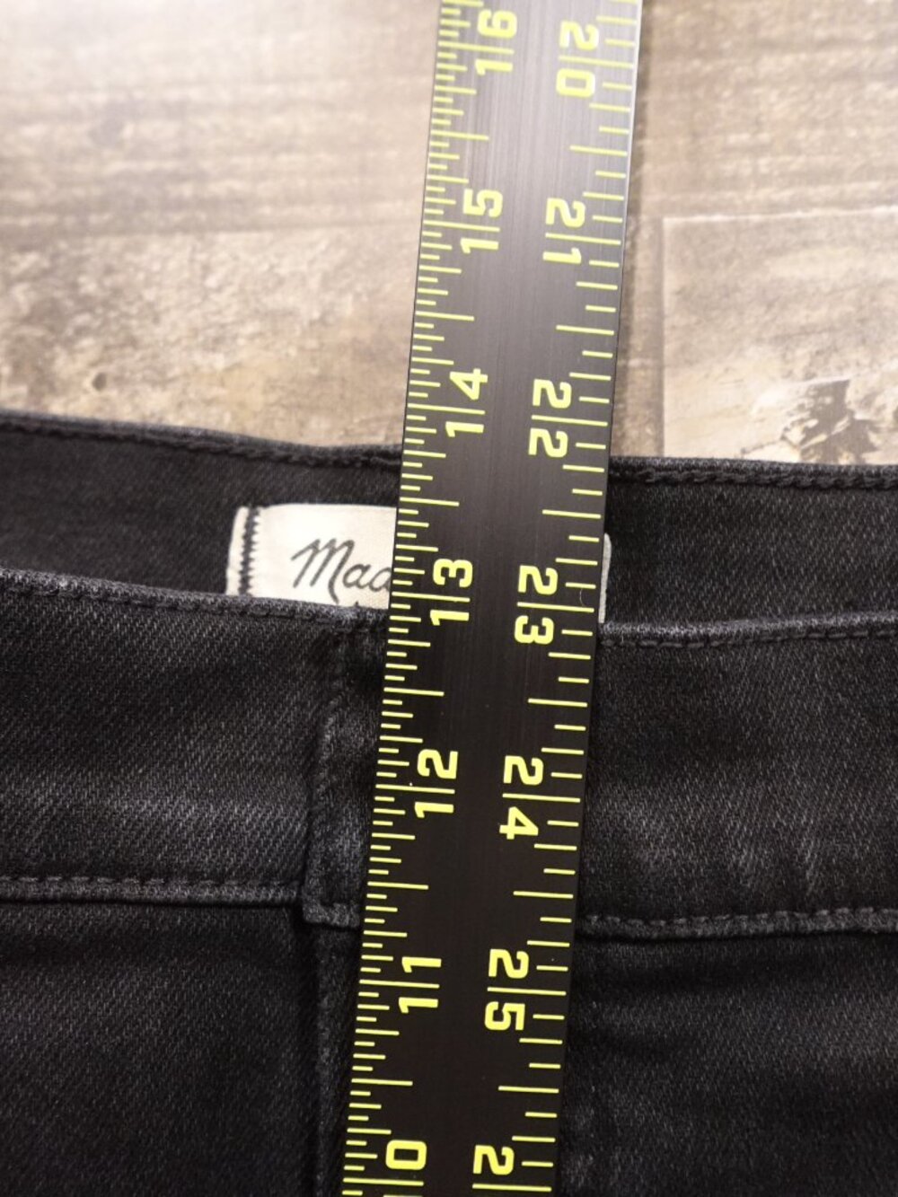 Madewell Perfect Vintage Wide-Leg Jeans Women’s 33 Black High Rise 29" - Picture 5 of 12